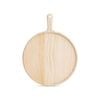 SOGA 10 Inch Round Premium Wooden Board Paddle