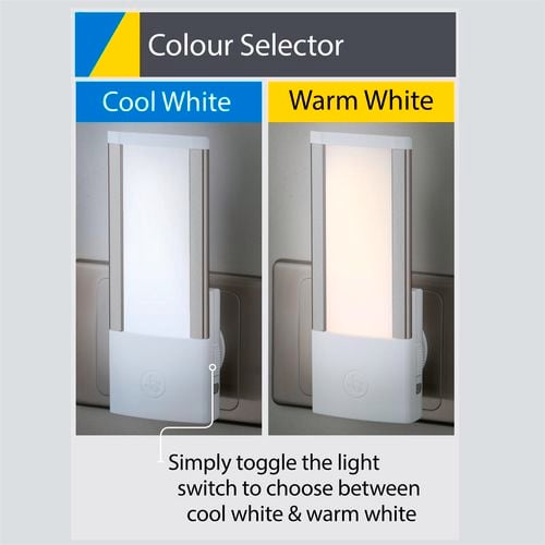 Arlec 240V Aluminium Touch Dimmer LED Night Light - Bunnings Australia