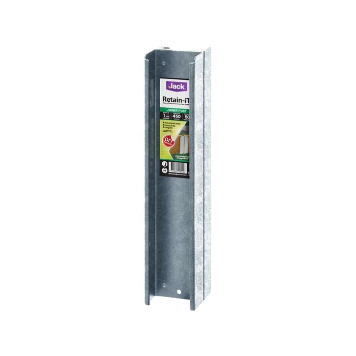 Jack 50 x 450mm Joiner Post Galvanised Steel Retain It Sleeper Upright