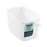 Boxsweden 22 x 15.5 x 12.5cm White Peg Basket