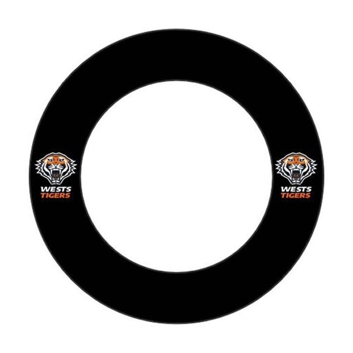 NRL West Tigers Dartboard Surround Western Team Dessign Universal Fit