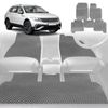 6D Diamond Car Floor Mats for VolksWagen Tiguan 2016-2023-Full Set-Grey-Outback GT