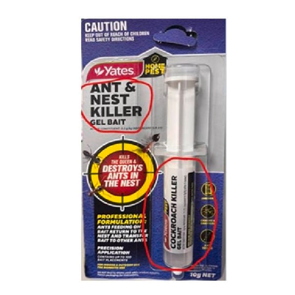 Product Recall AU - YATES HOME PEST ANT & NEST KILLER GEL BAIT