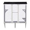 YES4PETS Wall Mounted Outdoor Cat Playhouse with Roof & Platforms – Window Access Catio Enclosure