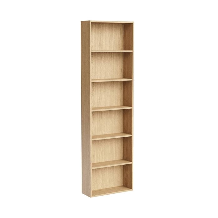 Kaboodle 200-299mm Honey Oak Customisable Shallow Pantry Open Shelf