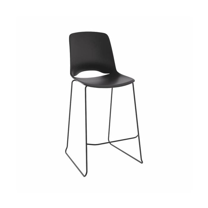 Olg Vista Rise Bar Stool Black Shell