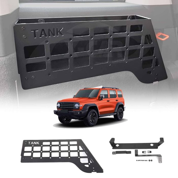 Trunk Storage Rack Left For GWM Tank 300 2023-Onwards Boot Side Storage Shelves Shelf Interior