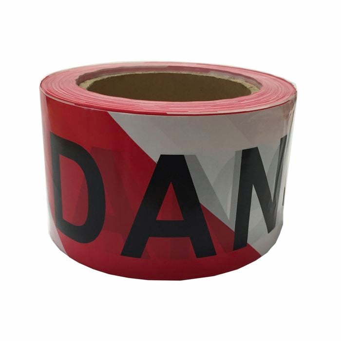 Brutus 75mm x 100m Printed Danger Tape