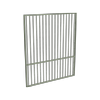 ProtectorAl 1201 - 1500 x 1800mm Pale Eucalypt Aluminium Garden Gate Flat Top with Mid Rail