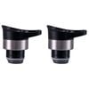 2PK Avanti Pour Through Stopper Lid For 350ml/500ml Insulated Bottle - Black