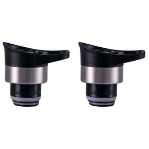 2PK Avanti Pour Through Stopper Lid For 350ml/500ml Insulated Bottle - Black
