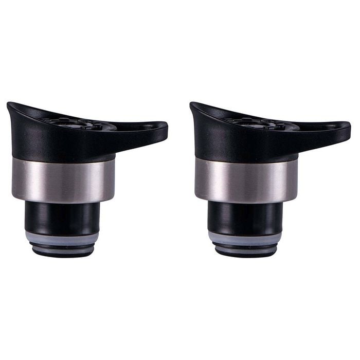 2PK Avanti Pour Through Stopper Lid For 350ml/500ml Insulated Bottle - Black