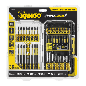 Kango 36 Piece HYPERTORQUE Impact Driving Set