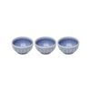 3pc Ladelle Marguerite Stoneware Dip Bowl Set 10x10x5cm Powder Blue
