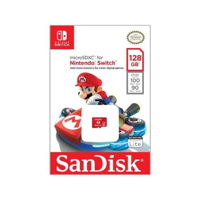 SanDisk And Nintendo Cobranded MicroSDxc 128GB Micro SD Card