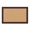 Kenova 50x80cm Jute Cotton Border Indoor Mat