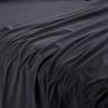 MyHouse Stonewash Flat Sheet 255X260cm 100% Cotton - Onyx - Queen