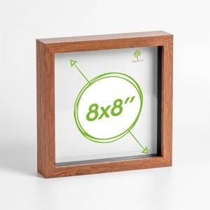 Nicola Spring Acrylic 3d Box Photo Frame - 8" X 8"