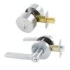 Lemaar 65mm Satin Chrome Orba Security Set 20910SC