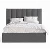Celine King Charcoal Gas Lift Storage Bed Frame