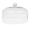 Olympia Glass Cake Stand Dome Clear Display 285x200mm Commercial Kitchen Tableware