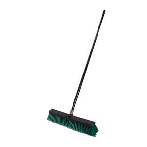 Mr Clean Steel Handled Outdoor Broom - 450mm