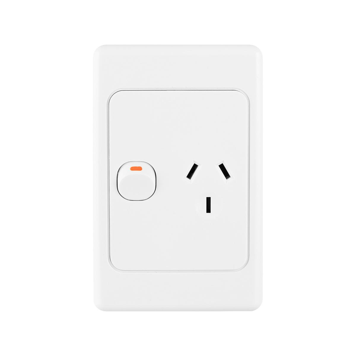 Deta Vertical Single Power Point - Bunnings Australia