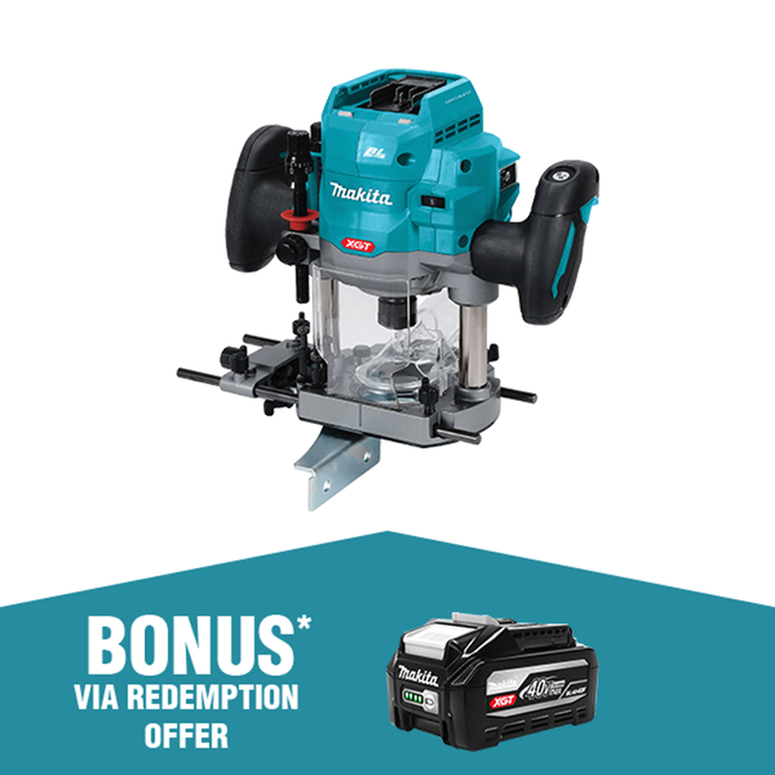Makita 40V XGT Plunge Router 1/2in 