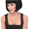 Supermodel Short Black Hair Wig Costume Accessory Adult