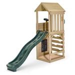 Plum Play Lookout Tower Play Centre with 8ft Slide & Climbing Wall