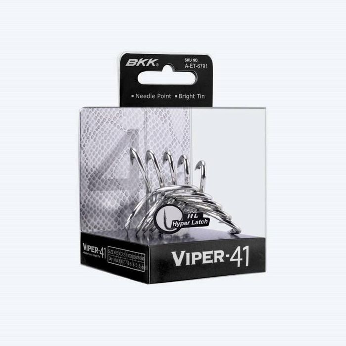 BKK Viper 41 Treble Fishing Hook 4X Strong 5/0