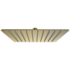 Mondella 250mm Brushed Brass Rococo Square Shower Head
