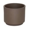 Eden 15cm Titanium Clay Cylinder Italian Terracotta Pot