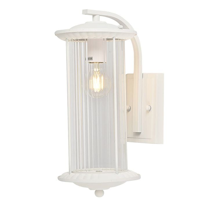 Vencha Watford Exterior Wall Light - White
