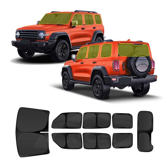 GWM Tank 300 2023-2024 Window Sunshade Block Cover Side Rear Windshield Sun Shades