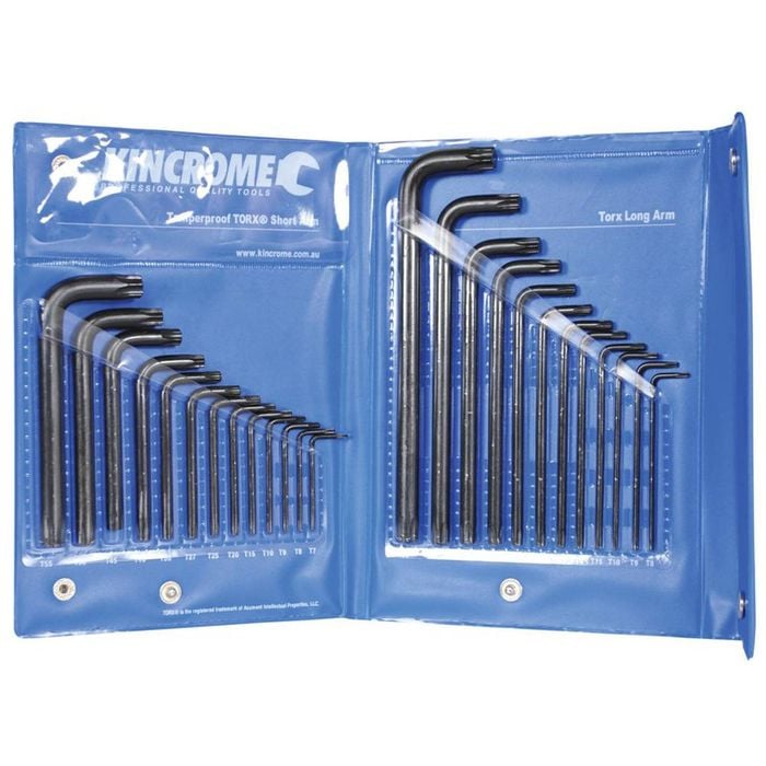 Kincrome 25 Piece Tamperproof TORX® Keys Set