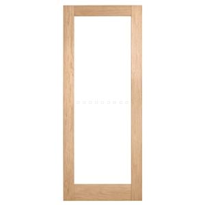 Corinthian 2040 x 720 x 35mm Internal Door White Oak Moda Clear Glass AMODG1