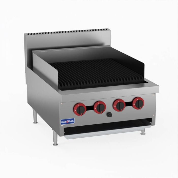 Gasmax Natural Gas 4 Burner Char Grill Top  - Chargrills (qr-24e)