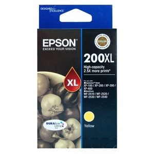 Epson GENUINE Original Epson 200XL Yellow Ink Cartridge Toner T201492 C13T201492