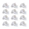 12PK LVD Yoga Bunny B Ceramic Figurine Home/Lounge Decor 7.5cm White