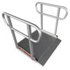 Kartrite 3ft Aluminium Wheelchair Ramp W/ Handrails 380kg Capacity 93.5cm Width