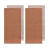2x 2pc J.Elliot Home Field & Thread Woven Kitchen Tea Towels 50x70x2cm Terracotta