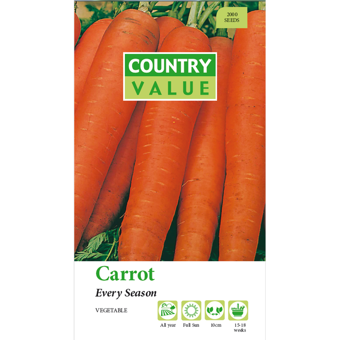 Country Value Seed Carrot Every Season