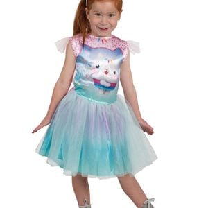 Gabbys Dollhouse Girls Cakey Cat Tutu Costume - 3-5