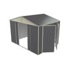 Build-a-Shed 3.0 x 2.3 x 2.3m Gable Double Hinged Side Door Shed - Grey