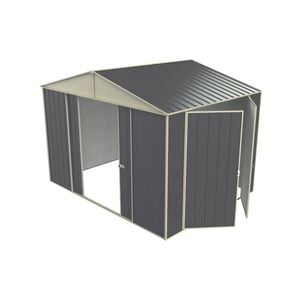 Build-a-Shed 3.0 x 2.3 x 2.3m Gable Double Hinged Side Door Shed - Grey