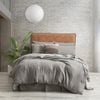 Ddecor Home Microfiber Single Quilt Cover Set Vintage Washed Granite