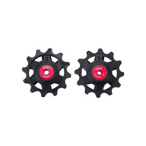 BBB Rollerboys Derailleur Pulleys 12T-12T Ceramic Sram Road Black 12T Black