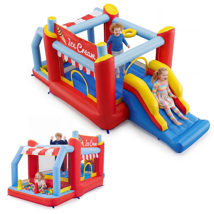 Costway Inflatable Bounce House No Blower