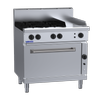 Luus RF-4B3P 900mm Gas 4 Burner 300mm Griddle Range & Convection Oven RF-4B3P-NG